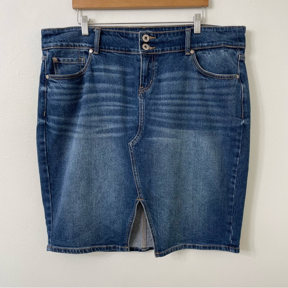 Torrid Blue Denim Skirt